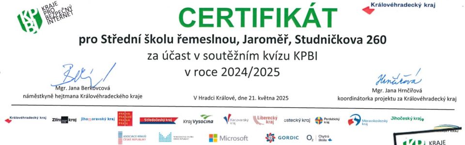 Certifikát