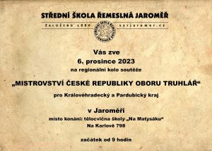 Mistrovství České republiky oboru truhlář